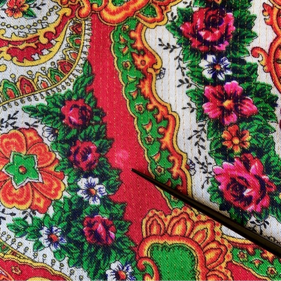 Vintage Japan AC Wooly Lurex scarf - Picture 4 of 8